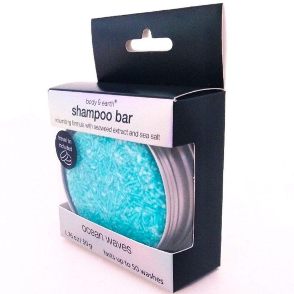Body & Earth Shampoo Bar Ocean Waves NWT